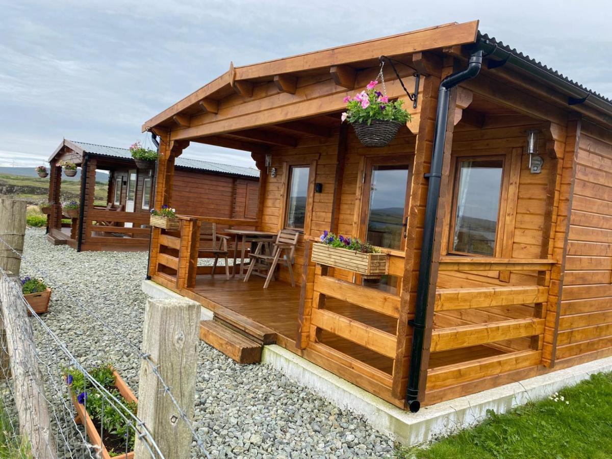 Harlosh Log Cabins Dunvegan  Exterior photo